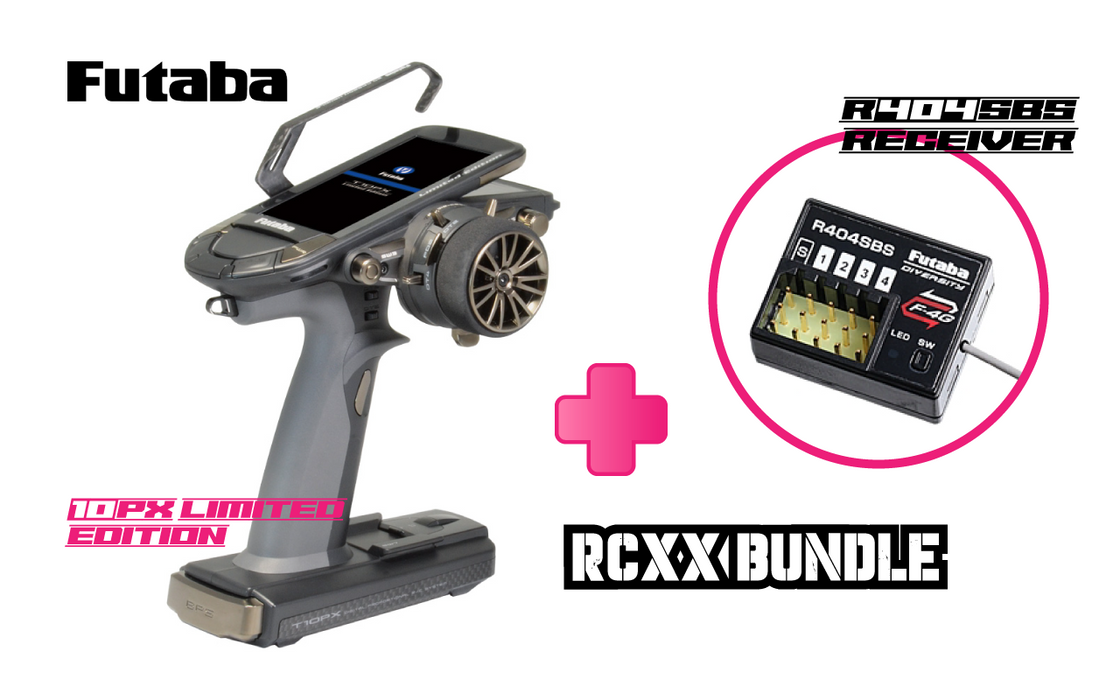 Futaba 10PX "Limited Edition" Transmitter + Receiver R404SBS - RCXX Bundle