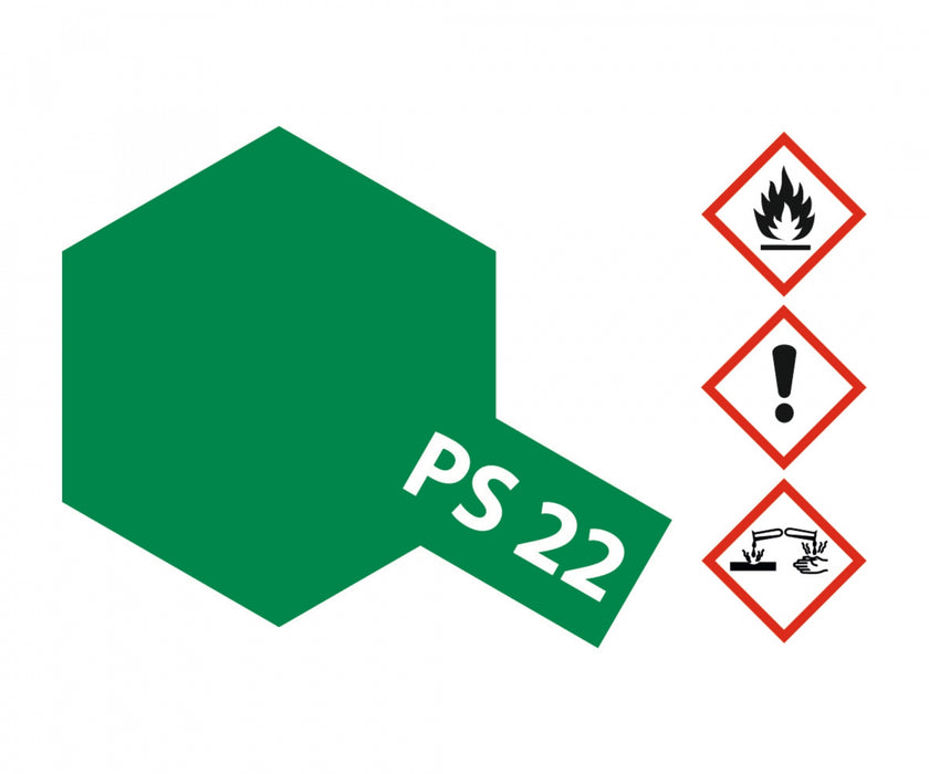 Tamiya Lexan Spray (1) - PS-22 Racing Green