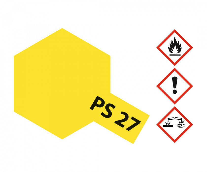 Tamiya Lexan Spray (1) - PS-27 Fluorescent Yellow