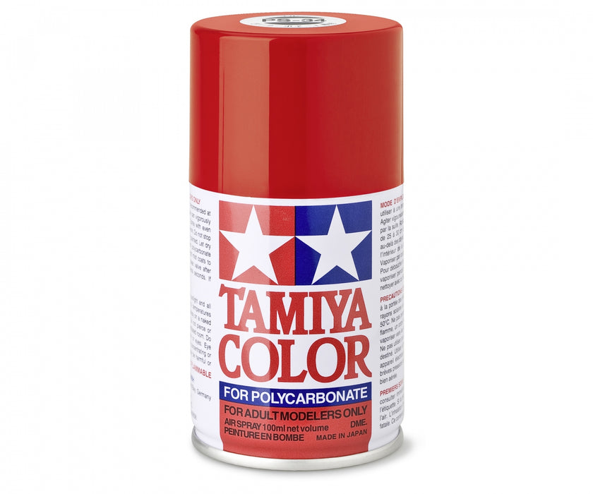 Tamiya Lexan Spray (1) - PS-34 Bright Red