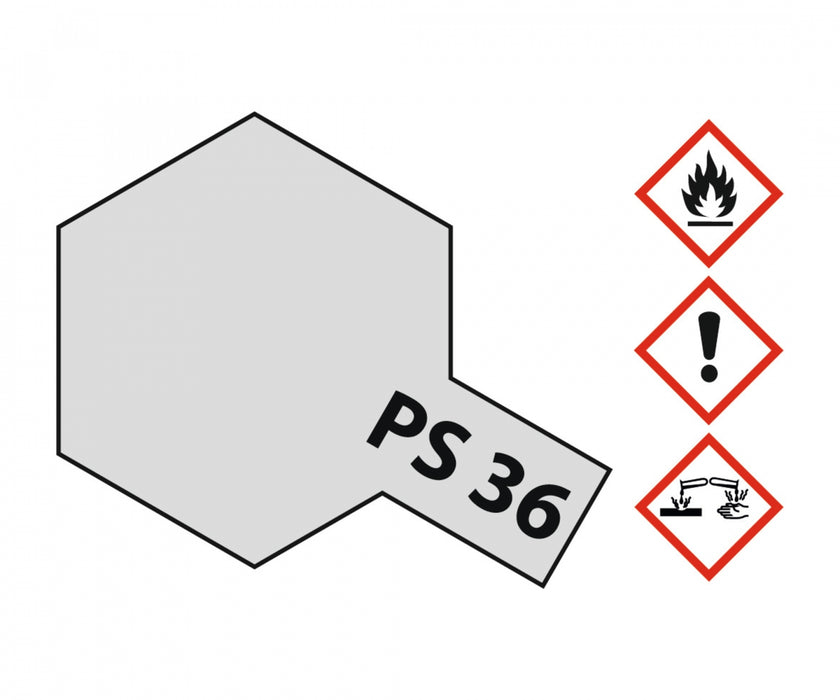 Tamiya Lexan Spray (1) - PS-36 Translucent Silver