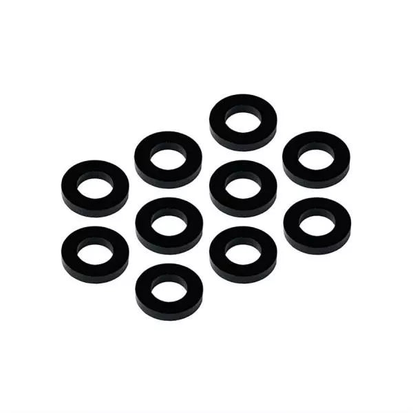 MR33 Aluminum Washers 3.0x6.0x1.0mm - Black (10)