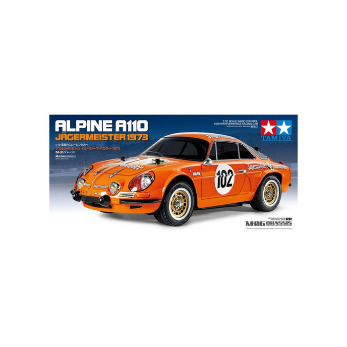 Tamiya 1/10 Alpine A110 Jägermeister 1973 M-Chassis M-06 - 58708A (ohne ESC)