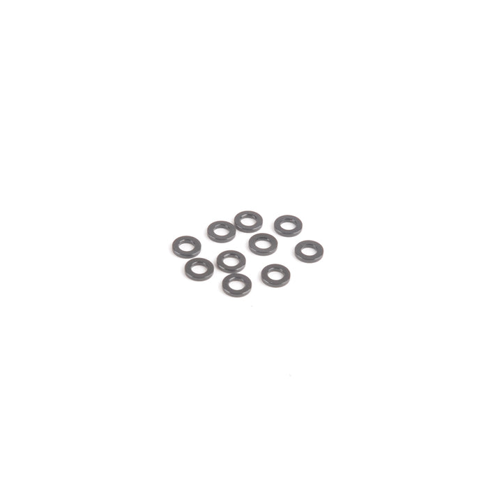 Schumacher M3 BLACK ALLOY WASHERS 1.00MM (10) - U7710