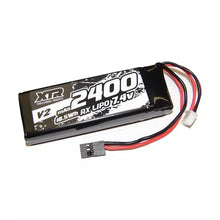 Batterie plate LiPo 7,4 V 2400 mAh pour récepteur XTR V2