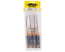 Aluminum Drive Hex Wrench Set (1.5/2.0/2.5/3.0mm Spring Steel Allen Wrench) Black/Gold